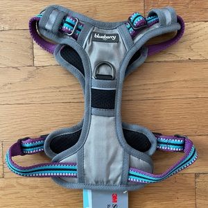 Blueberry Pet Reflective Multi-Colored Dog Harness